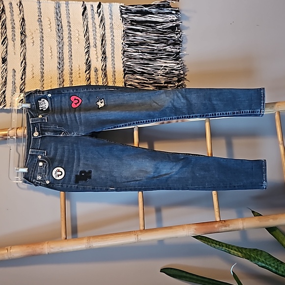 True Religion Patchwork Jeans - Picture 1 of 6
